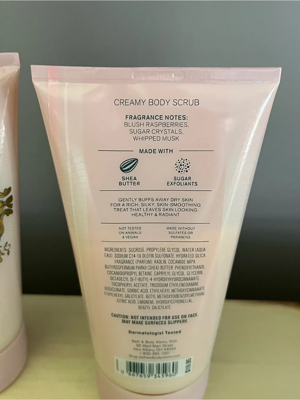 Two Bath & Body Works Sweetest Song Creamy Body Scrubs